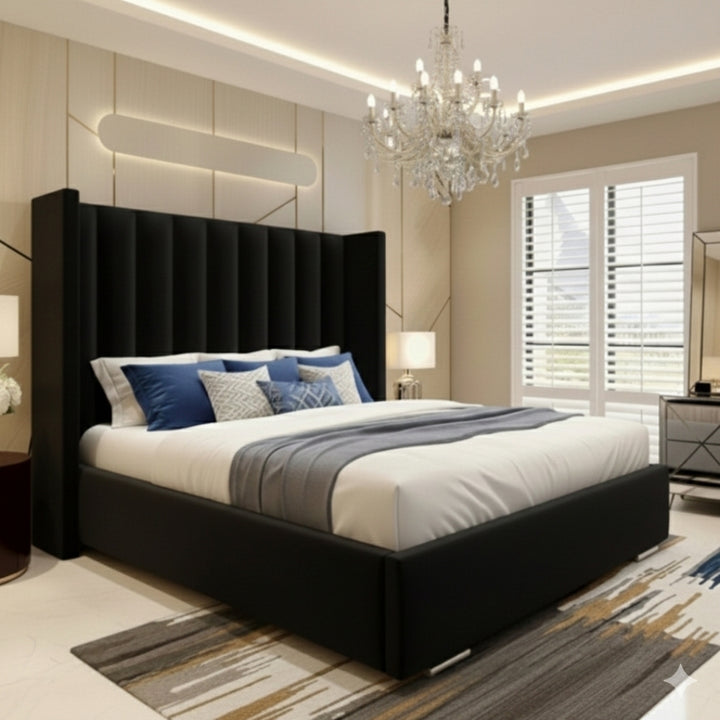 Franko Bed frame with Optional Ottoman Storage