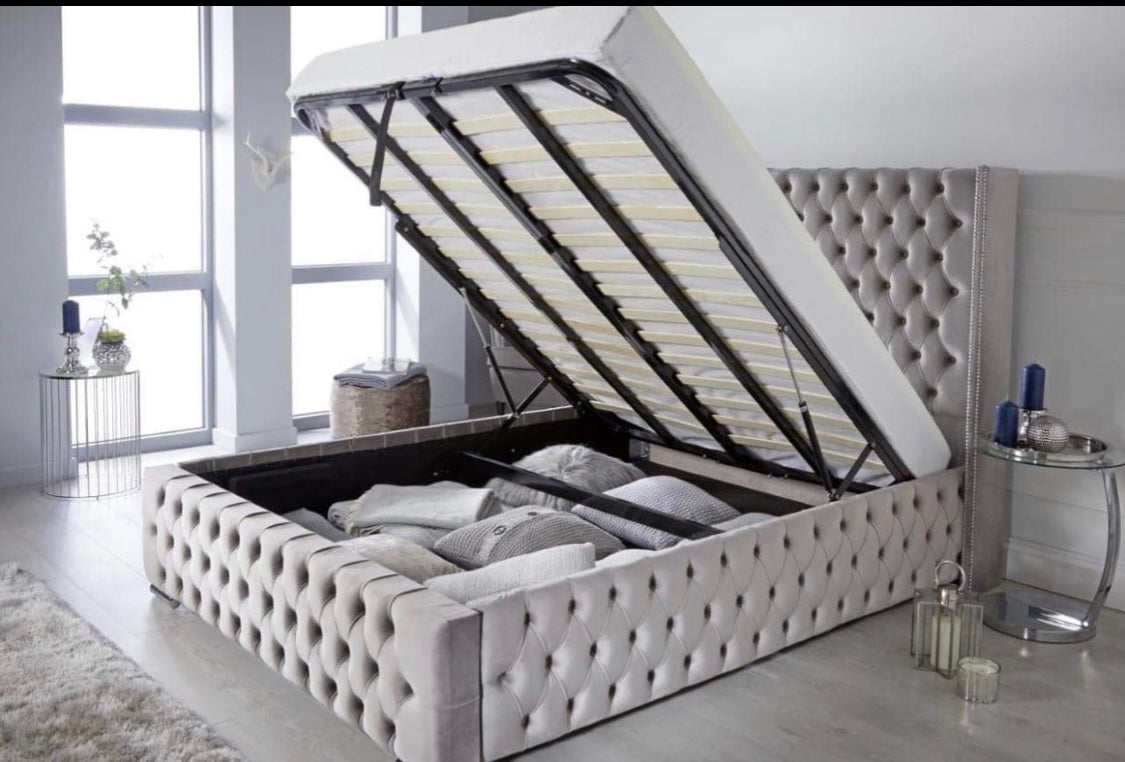 Salena Deluxe Ottoman storage Bed