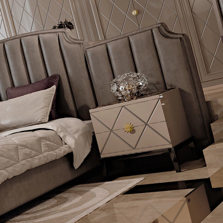 Luxury Royale art Deco style Bed Frame