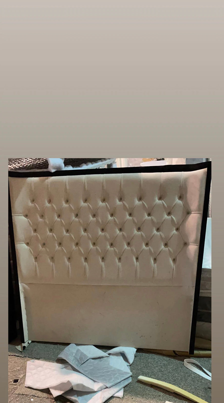 Victoria High Headboard Luxury Style Bed frame